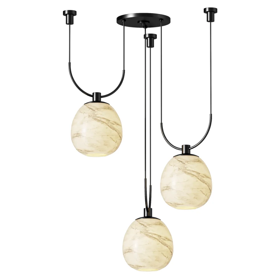 Orly 3 Light Swag Chandelier Image 2