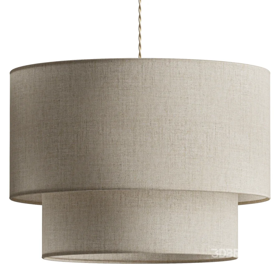 Biosag Aeroloom Layered Fabric Pendant Light Image 2