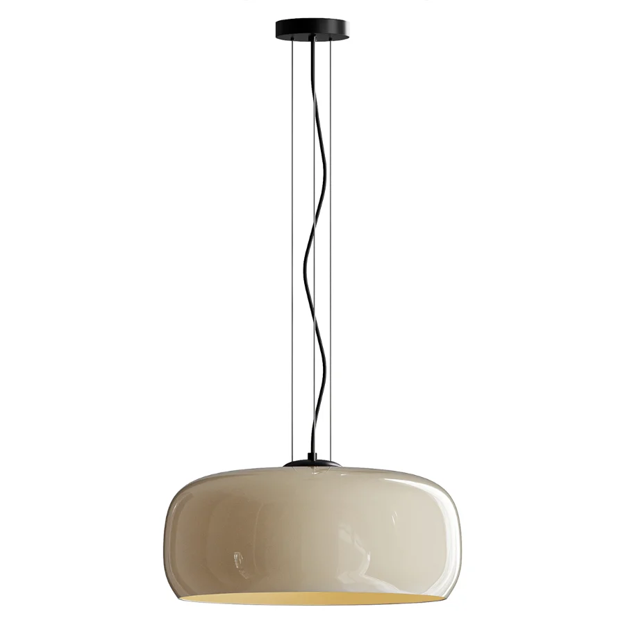 Lunorae Rounded Glass Pendant Lamp Image 2