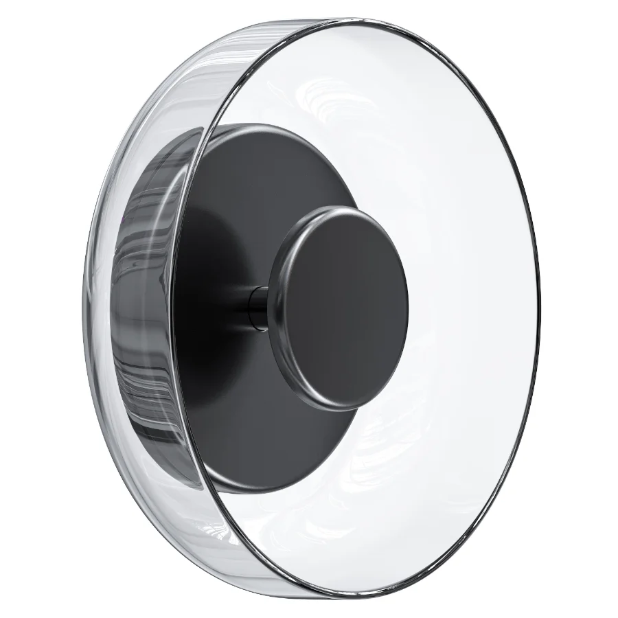 Mouth blown LED wall lamp Blossi Image 3