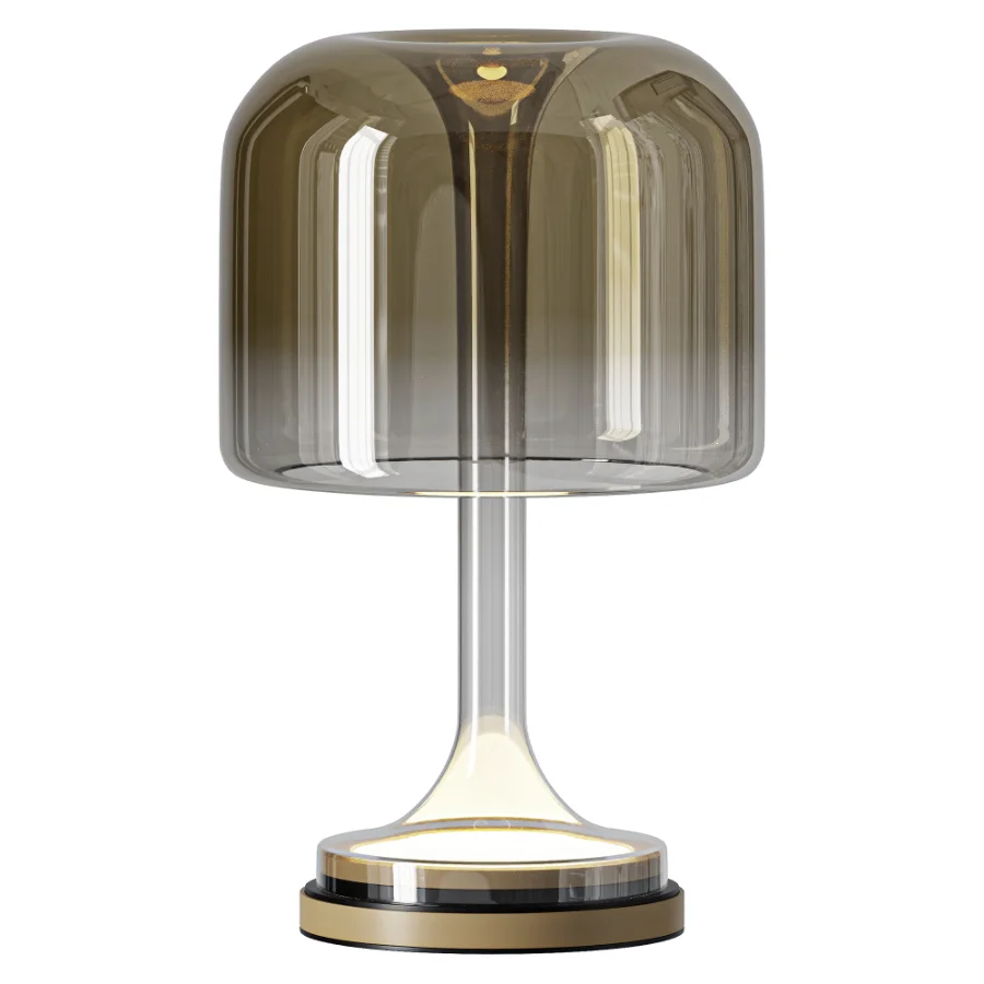 Maytoni Spirito Gold Glass LED Table Lamp Image 1