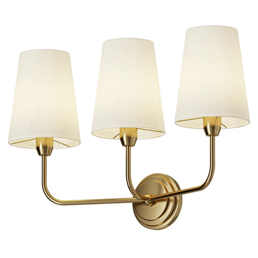 SAWYER THREE LIGHT WALL SCONCE Image 1