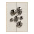 Chrome Bubble Wall Decor 15 - Thumbnail 1