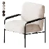Castel Velour Milk Armchair - Thumbnail 1