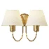Pottery Barn Holmes Linen Shade Double Sconce - Thumbnail 1