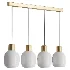 Four Frosted Glass Pendant Lights - Thumbnail 2