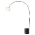 Caleb Marble Floor Lamp in Silver - Thumbnail 2