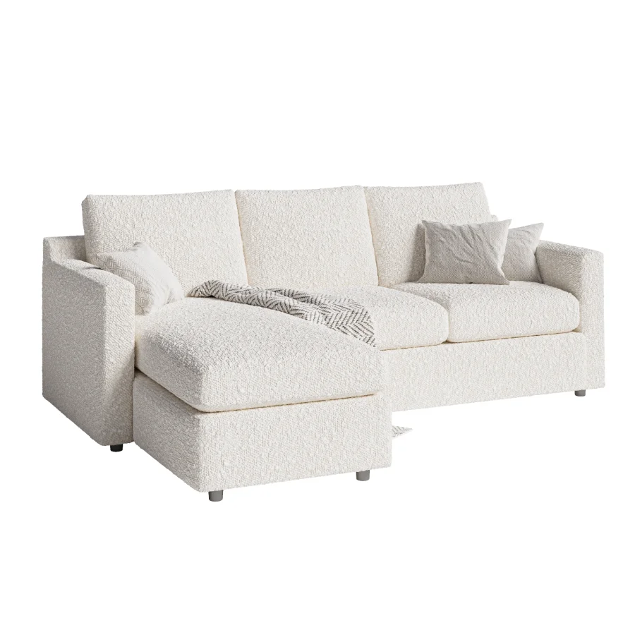 Modern Modular Sectional Sofa With Chaise Lounge – Fabric Upholstery Image 3