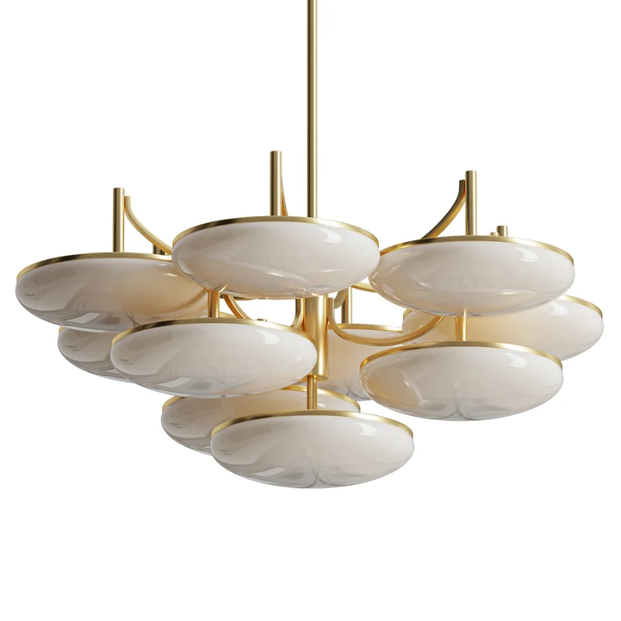 Bregman 10 Light Chandelier Image 2