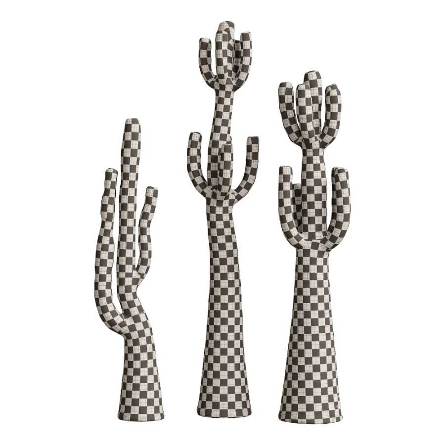 Minimalist Cactus Floor Sculptures Set Image 5