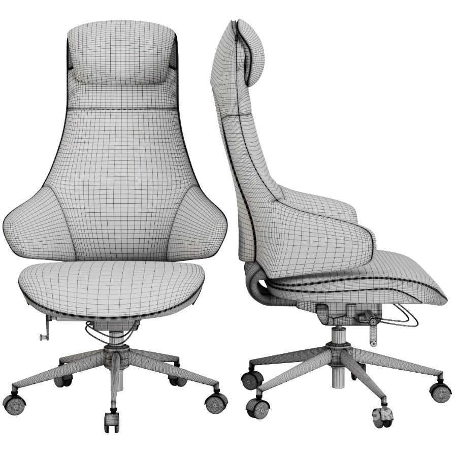 luxury genuine office chair Image 11