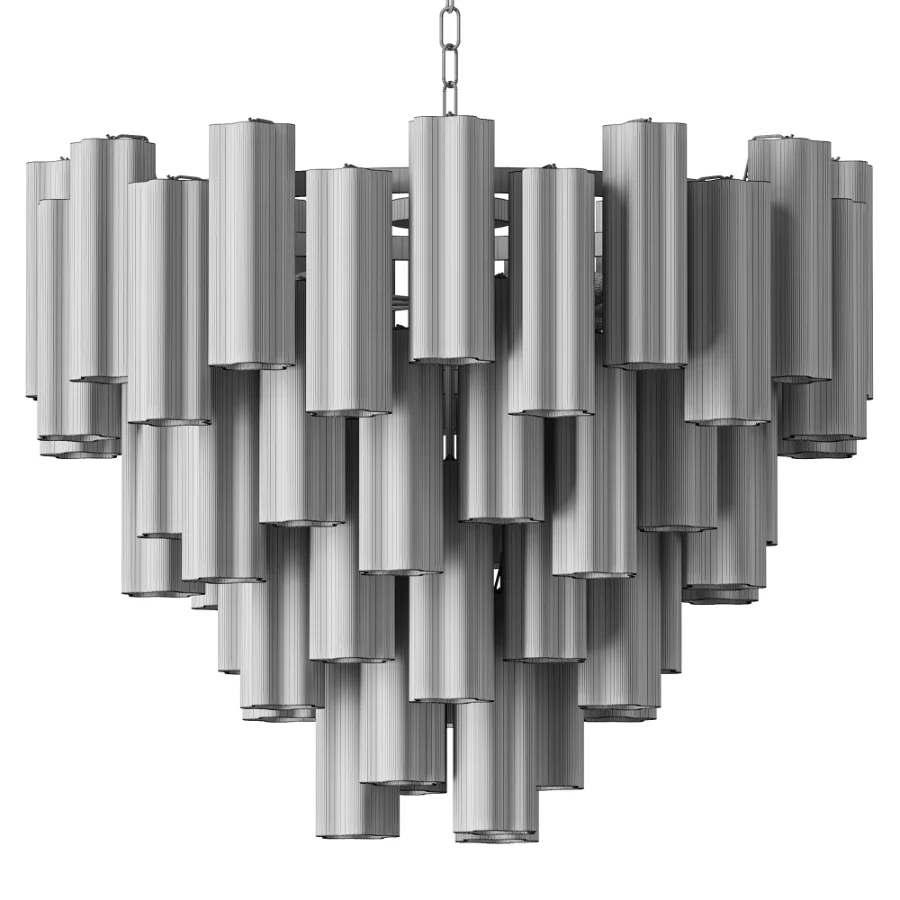 Soho Home Chiara Green Glass Chandelier Image 4