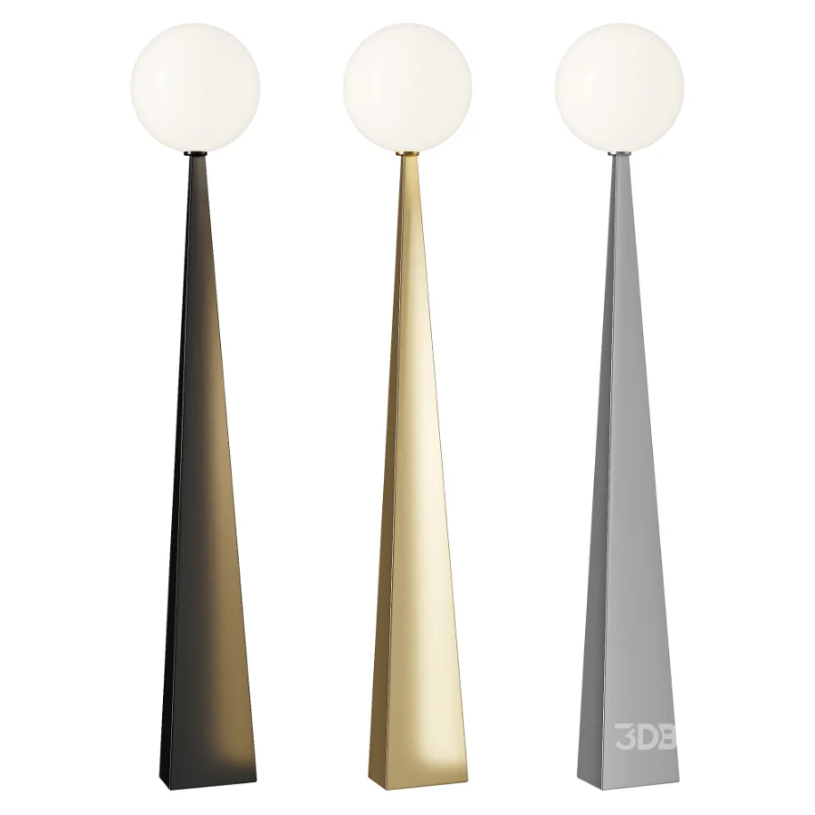 GLO Black Floor Lamp Image 1