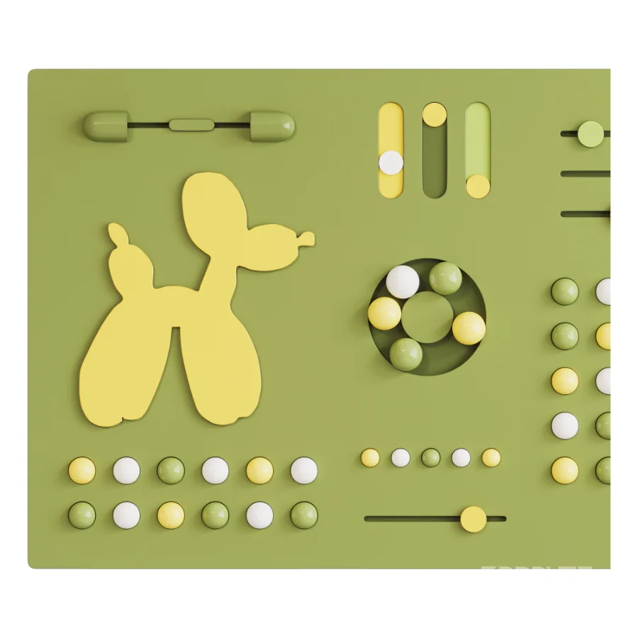 Play panel for a childrens room Image 2