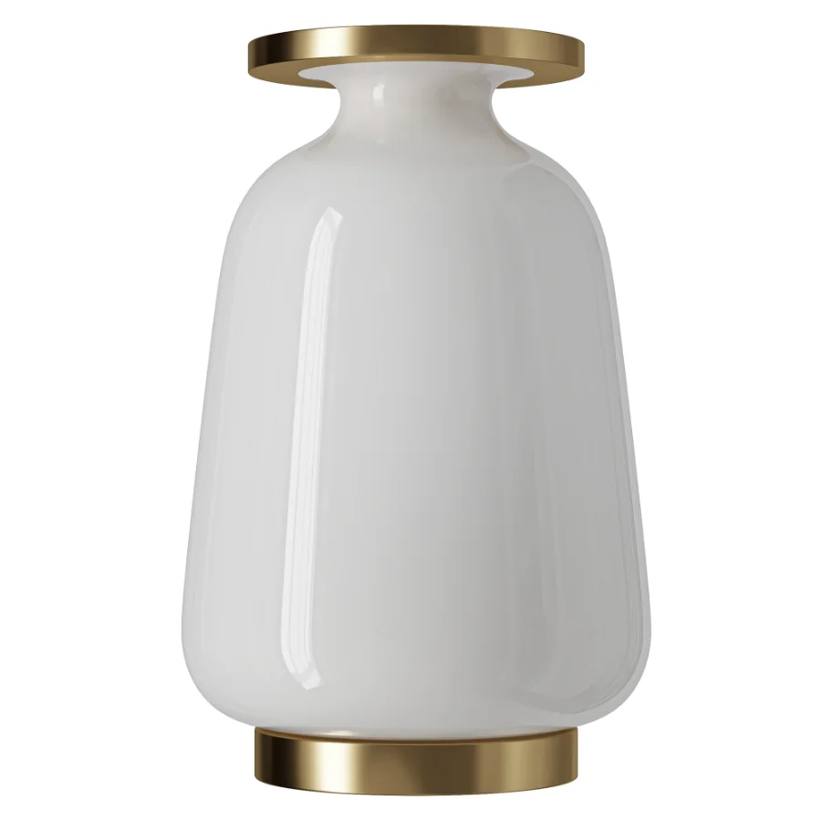 opal glass table lamp Image 2