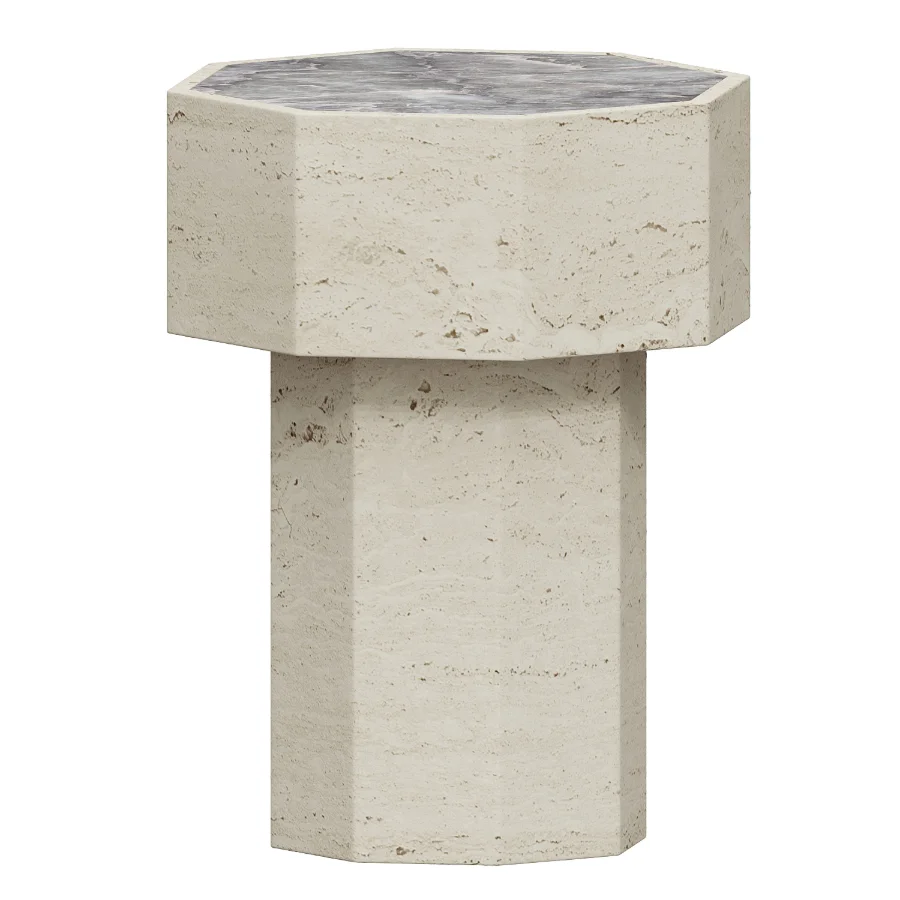 Red Onyx Gisele Side Table by Studio Gaia Paris Image 4