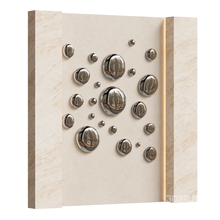 Chrome Bubble Wall Decor 14 Image 2