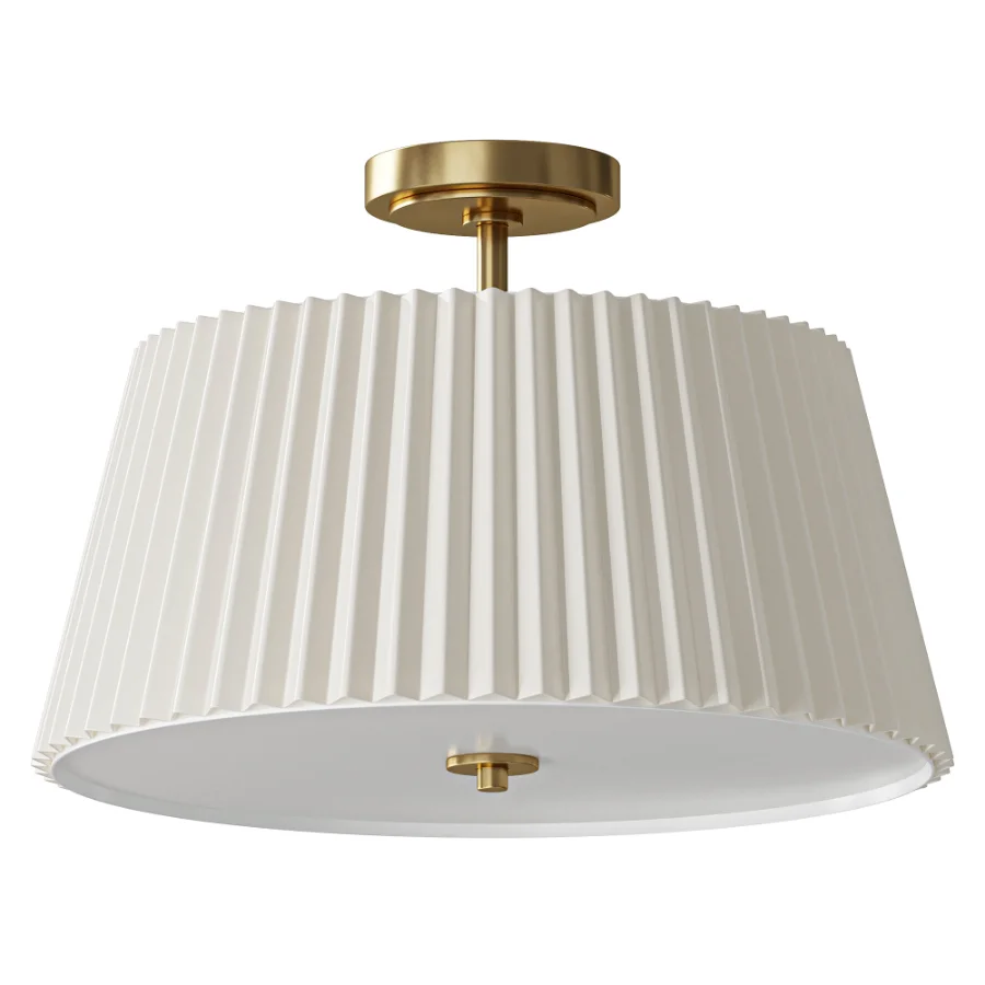 Semi Flush Mount Ceiling Light Image 2