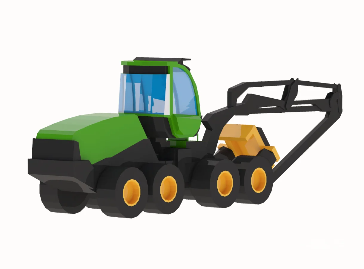 Harvester Forestry 1740 G Simplified Image 2