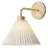 Modern Pleated Umbrella Shade Wall Sconce 1 Light - Thumbnail 1