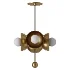 Brass Pendant 4 Milk Glass Globe Lamp - Thumbnail 2