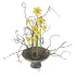 Daffodils Dry Twisted Branch Bouquet - Thumbnail 4