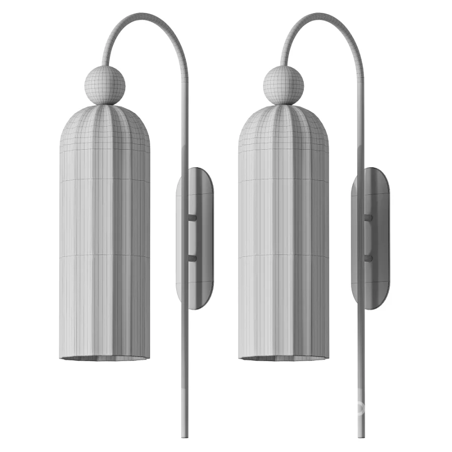 FareDecor Alvyen Nordic Vertical Glass Wall Light Image 3