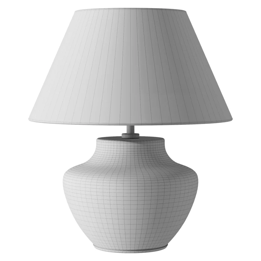 MarksSpencer Ceramic Urn Fabric Table Lamp Image 3