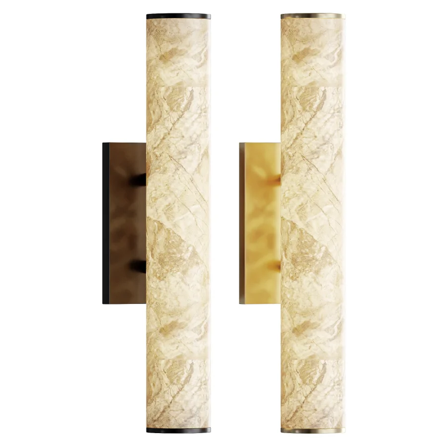 Charlene marble long wall lamp Image 1