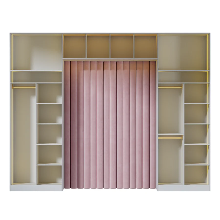 Clothes rack in a modern bedroom Image 1