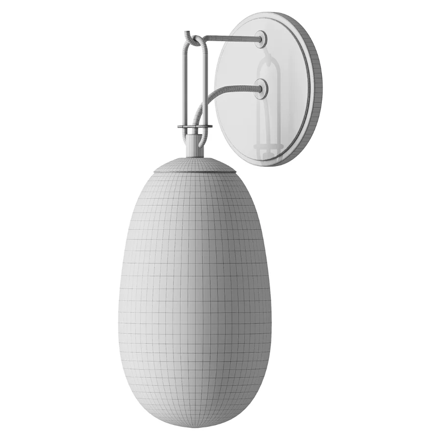 West Elm Imena Glass Sconce Image 3