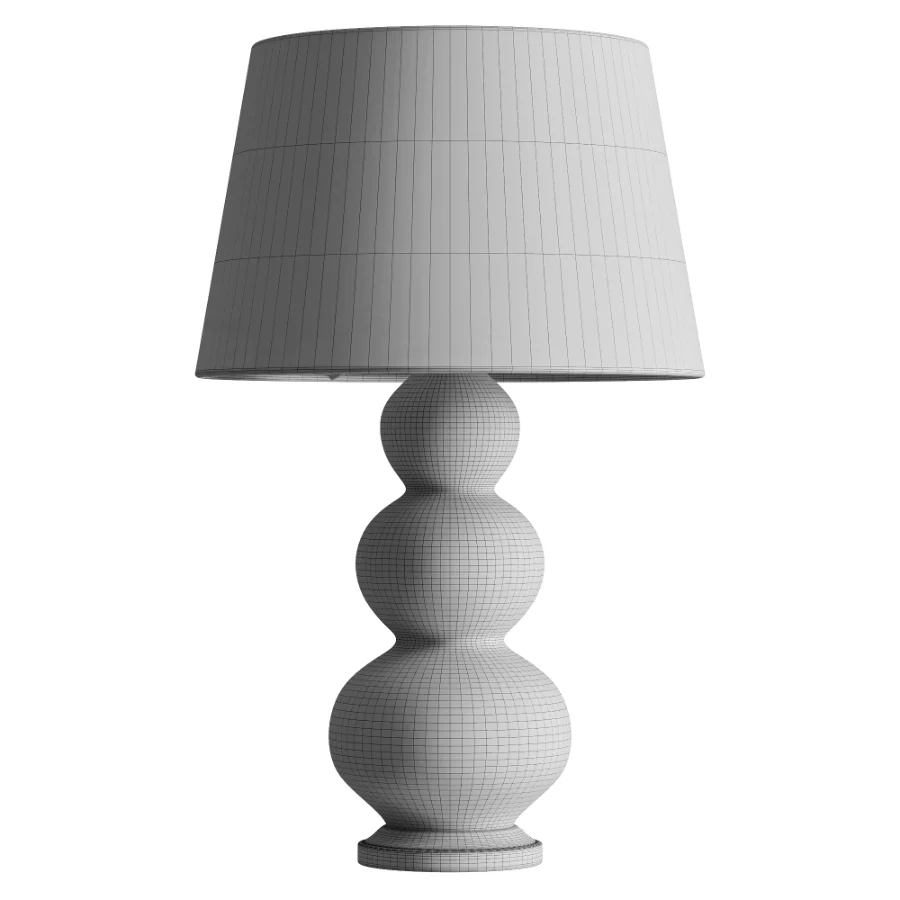 Robert Abbey Triple Gourd Plum Brass Table Lamp Image 3