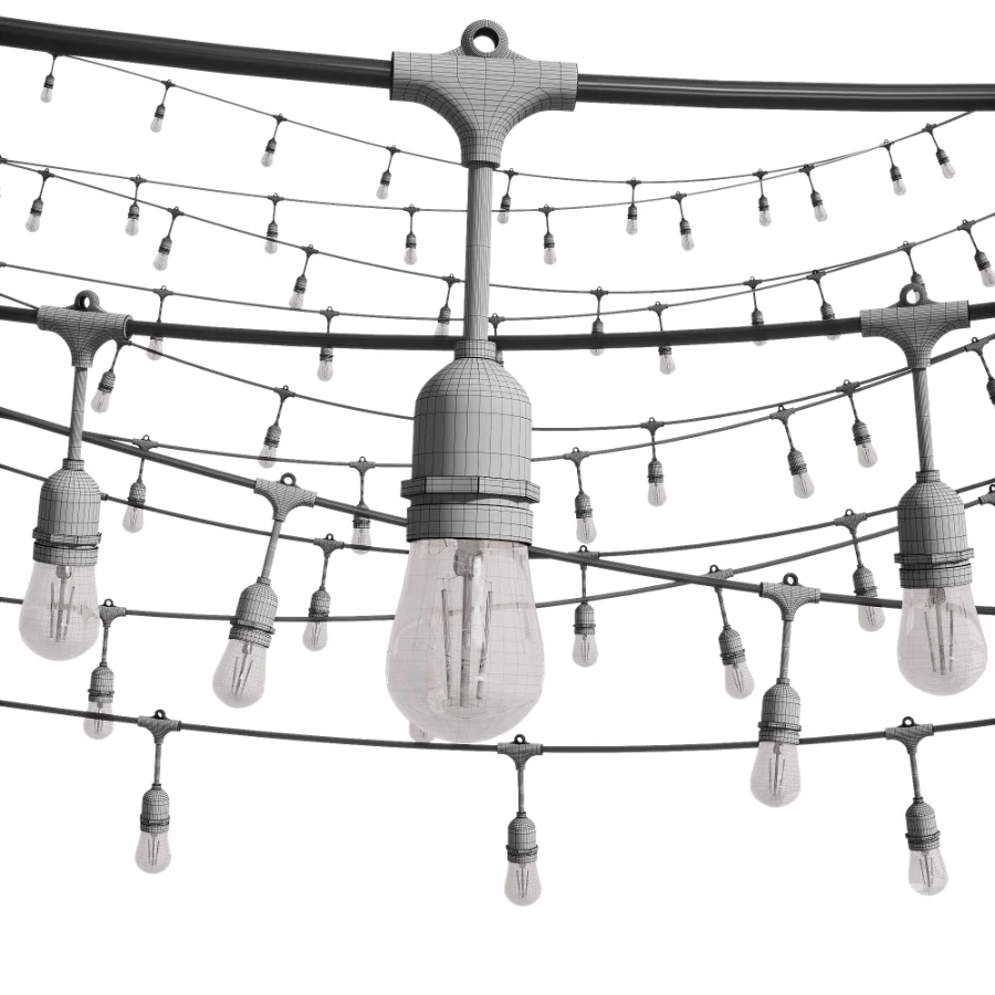 Outdoor String Lights Set 2 Image 3