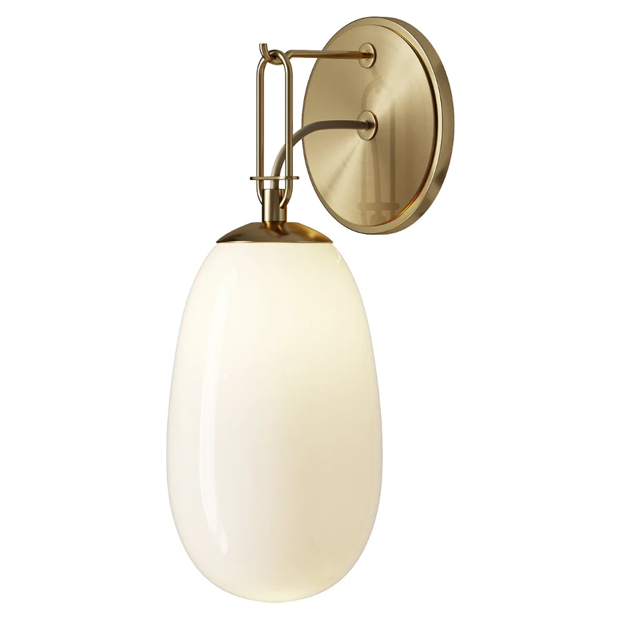 West Elm Imena Glass Sconce Image 1