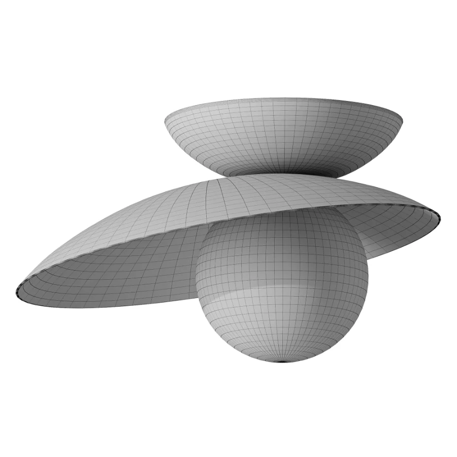 WOMO Frosted Globe Ceiling Light Image 3