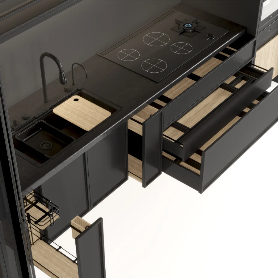 Kitchen Furniture with Appliance Set 01 Image 3