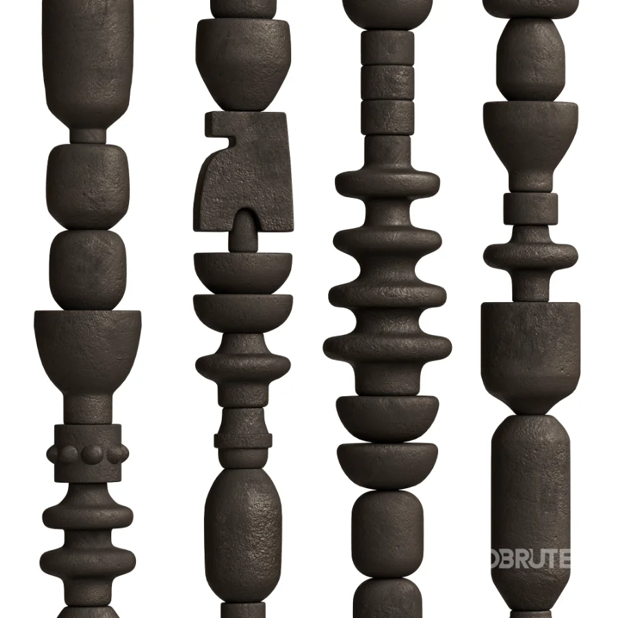 Abstract Sculptural Columns Image 6