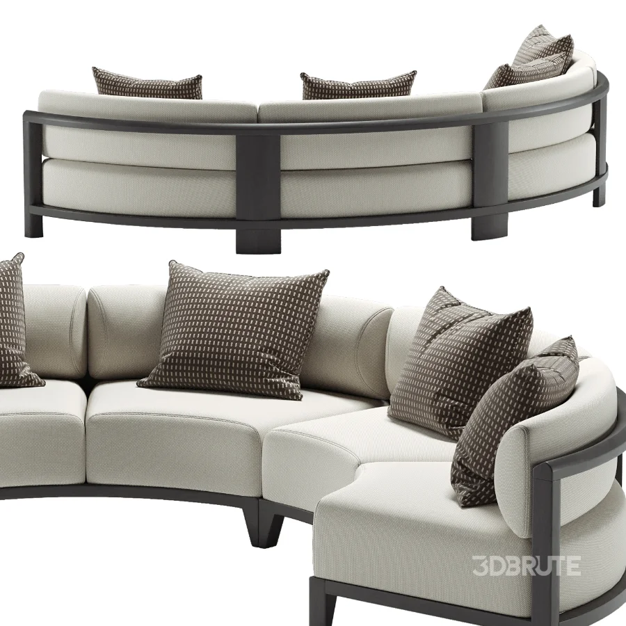 Tamarindo Curved Sofa Image 7