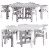 Granite 3 Legged Chair and Melvar Table - Thumbnail 7