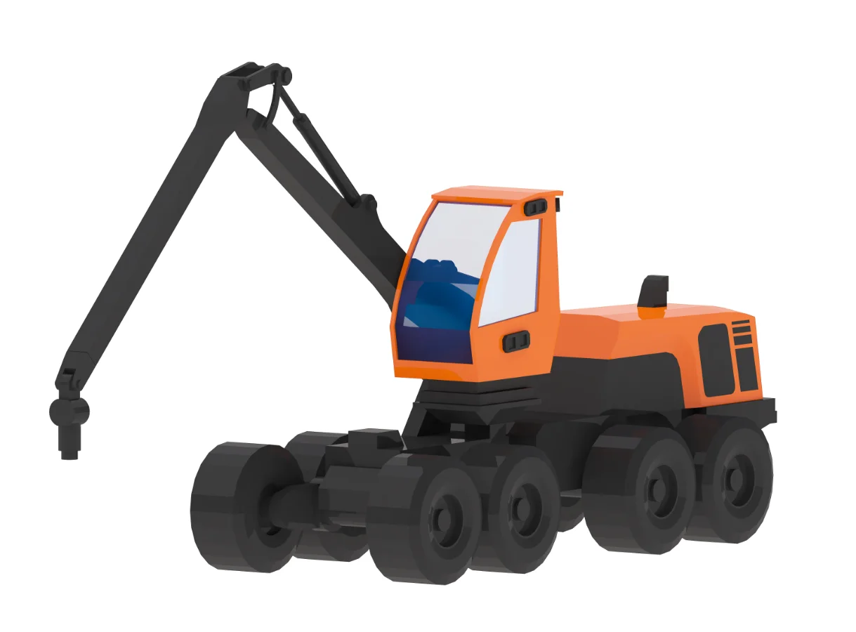 Harvester Forestry 391XH Simplified Image 2