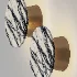 FareDecor Santi Calacatta Viola Marble Brass Wall Light - Thumbnail 3