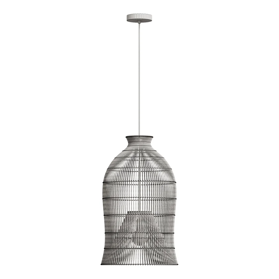 Elongated rattan suspension Pengadi Image 7