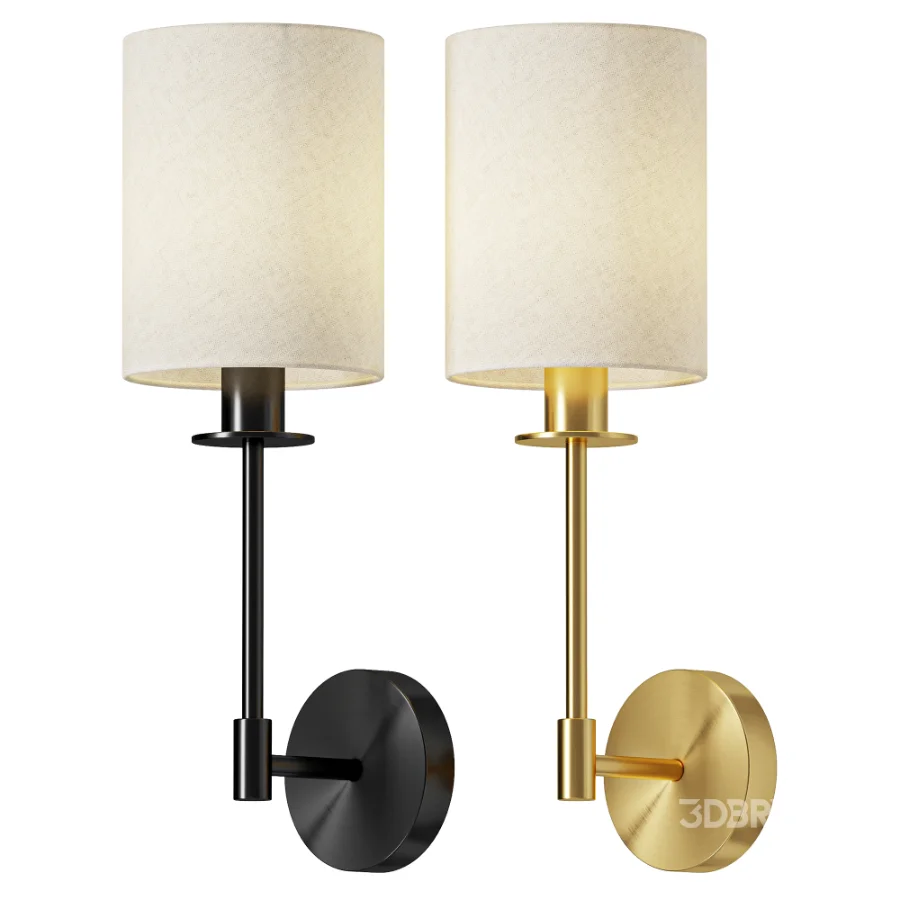 MFI Soho Satin Brass Wall Light Image 1