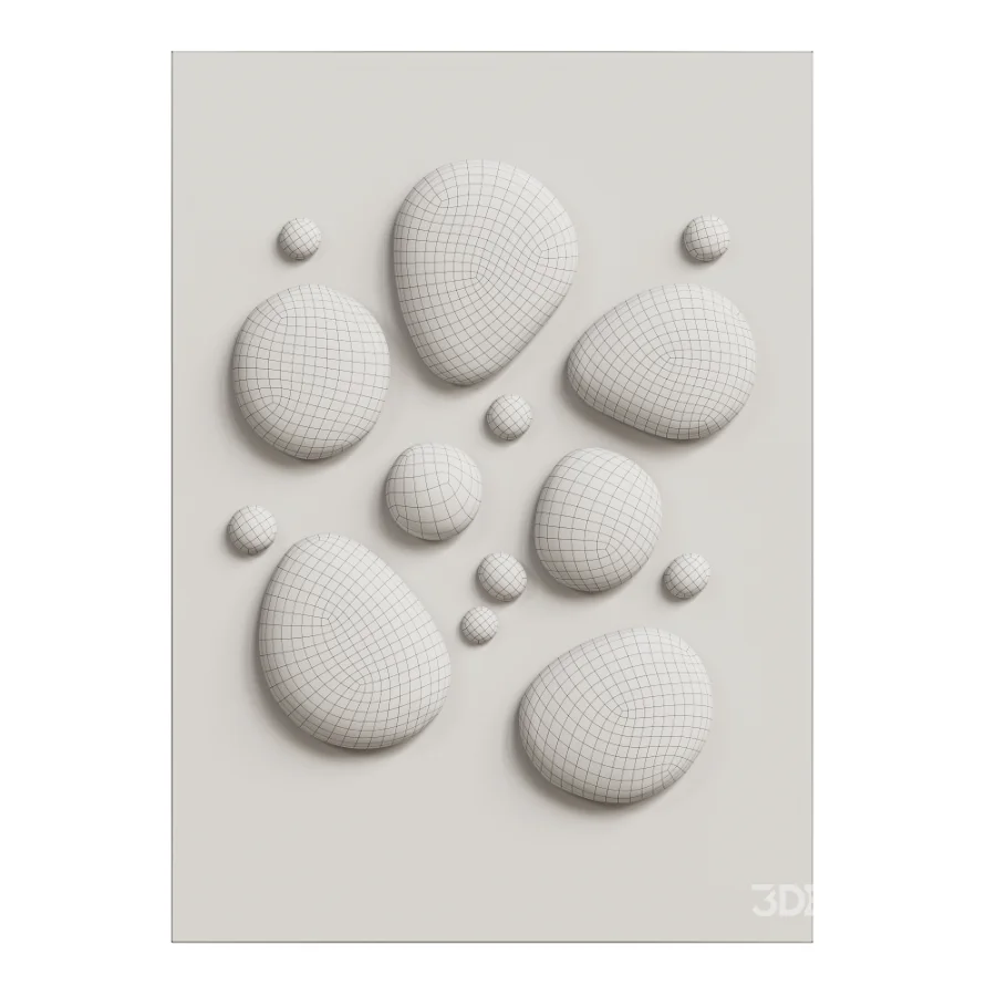 Chrome Bubble Wall Decor 05 Image 5