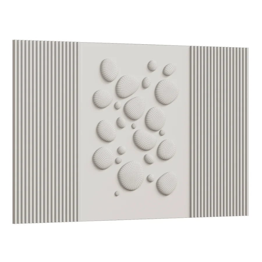 Chrome Bubble 3D Wall Panel Image 5