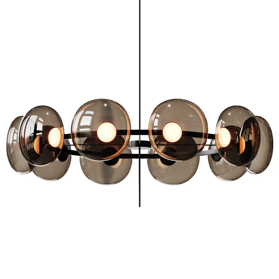 Aeris Linear Chandelier Ross Gardam Image 3