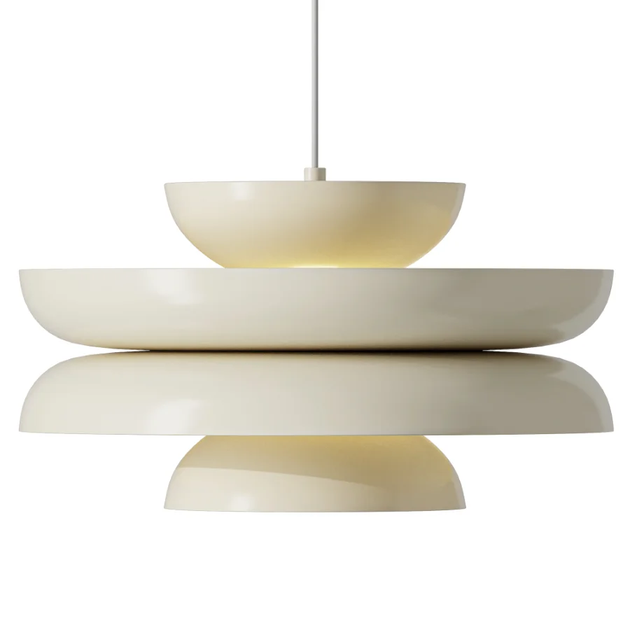 Snelling Studio Lens Pendant Minor Major Brass Glass Lamp Image 1