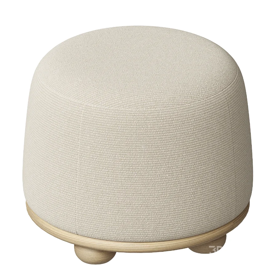 Rajah Round Ottoman Image 3