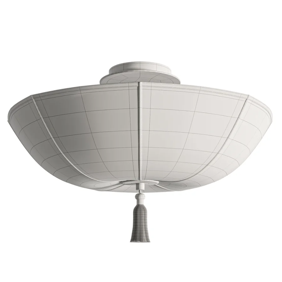 Bates 24 Semi Flush Ceiling Light Image 2