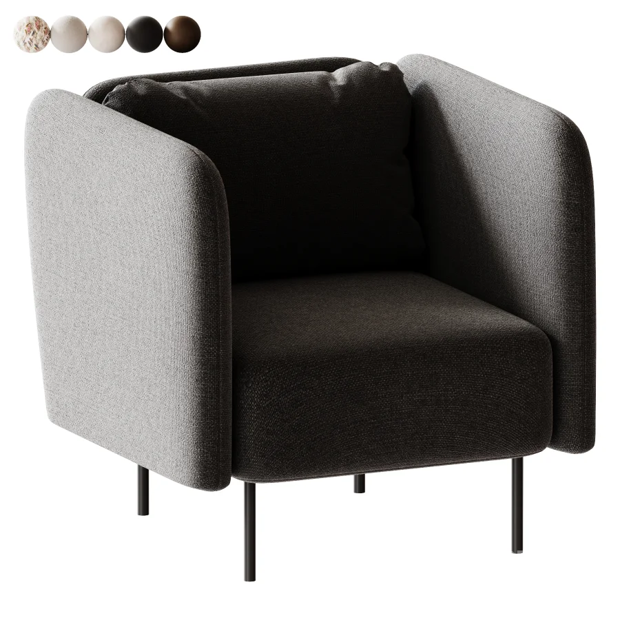 Orchet Velour Terracotta Armchair Image 5